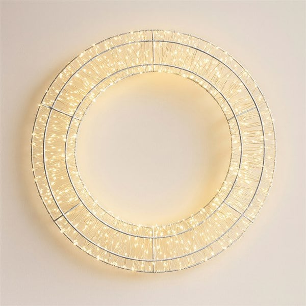 Xmas Haus 50 x 8 cm  2D 1440 LED  Warm White Wreath