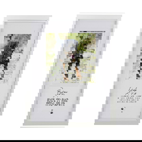 Personalised Memento Company Personalised Pet Photo Upload White Framed Print