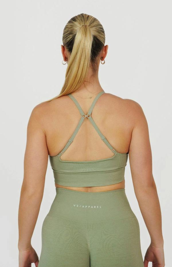 V3 Apparel Tempo 3-Piece Seamless Set - Forest Green
