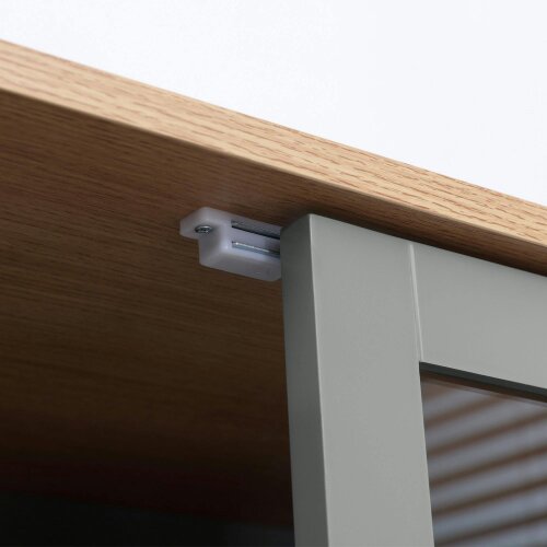 Wyld Haus Todi Hael Wooden Grey 180 cm Tall Kitchen Pantry Cabinet Adjustable Shelves And Drawer Storage