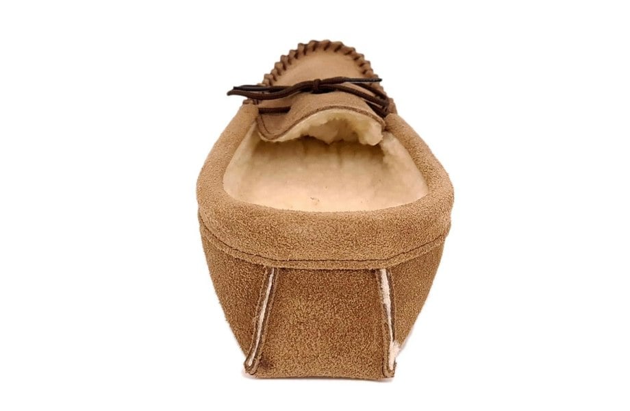 Mokkers Coopers Suede Fleece Lined Soft Sole Mens Moccasin Slippers Made In England
