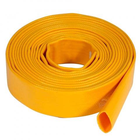 Mylek Pro-Kleen PVC Heavy Duty Layflat Submersible Pump Hose For Flood Water, Hot Tubs, Ponds 5M
