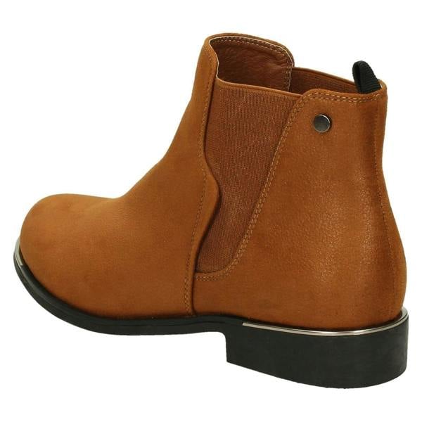 Down to Earth Ladies Down To Earth Low Heel Ankle Boots F50957