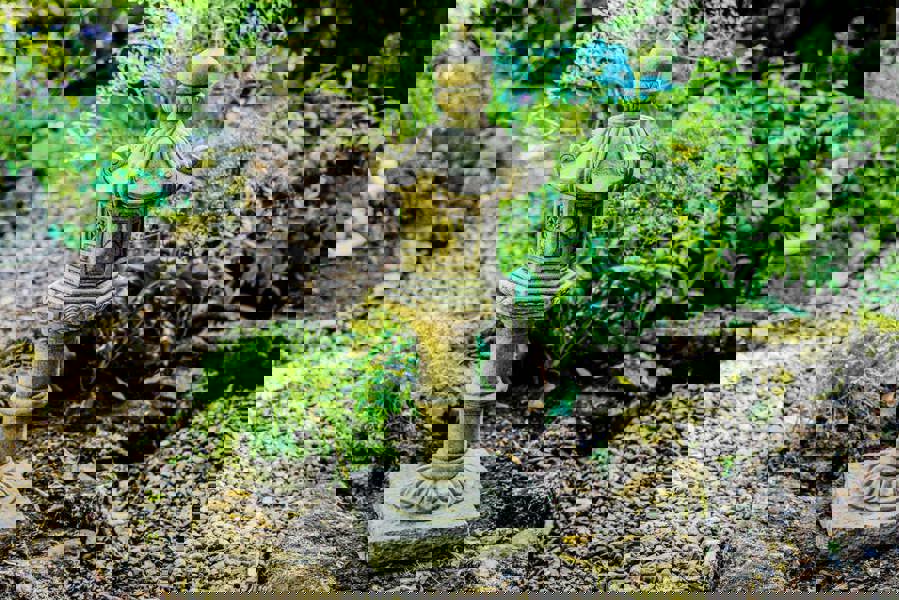 Stone Cast Tall Pagoda for the Garden