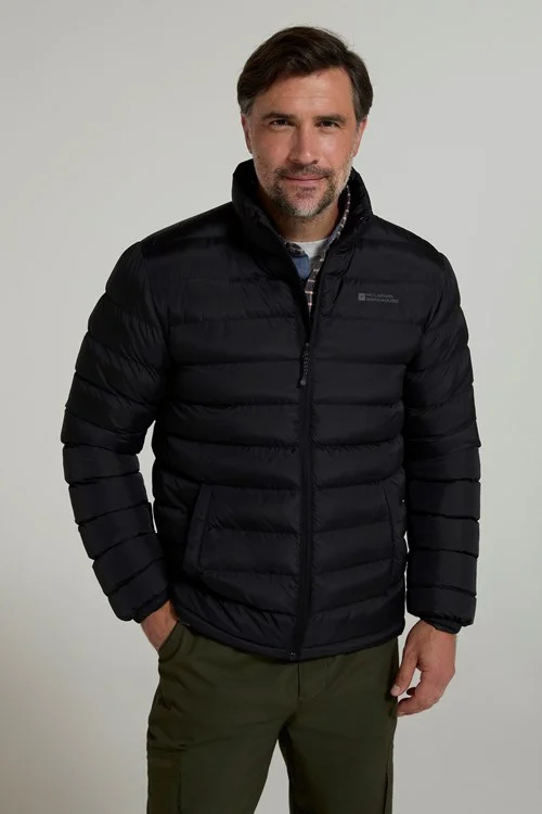 Mountain Warehouse Mens Vista Padded Jacket - Black