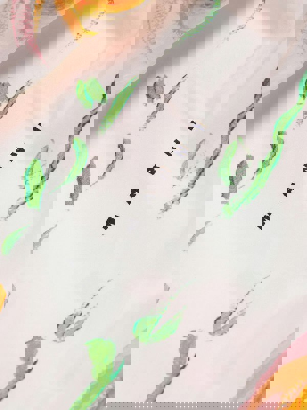 MARNI KIDS MARNI Girls Flower Print Skirt in White