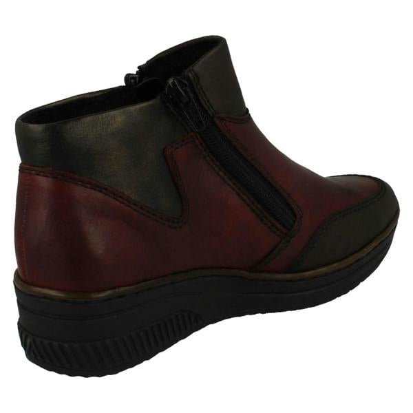 Rieker Ladies Rieker Fleece Lined Ankle Boots 48754