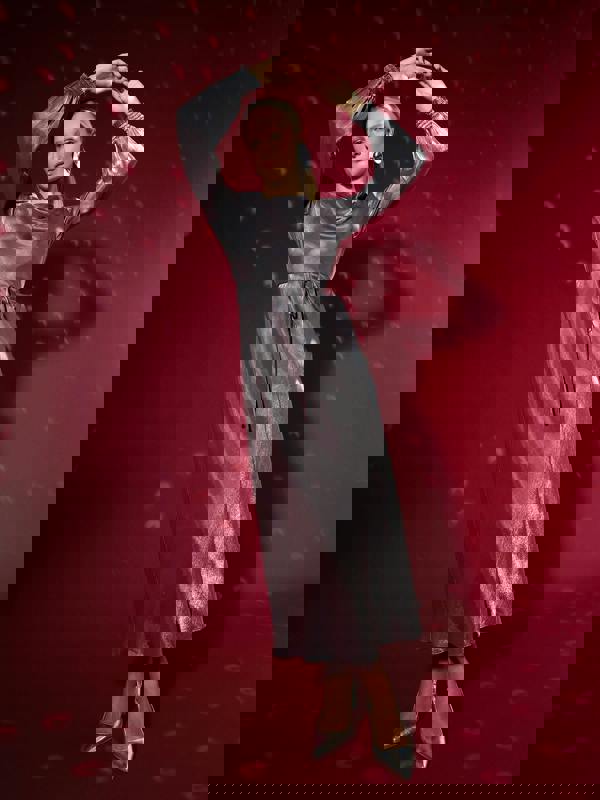 GWD Karlie Silver Maxi Dress