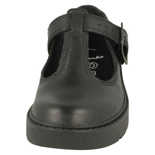 Clarks Girls Clarks Wedge T-Bar Shoes Plain Move K