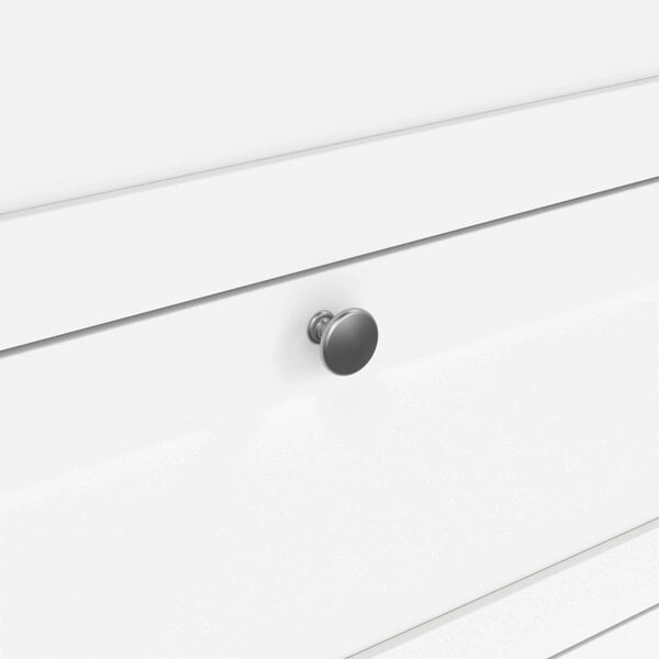 Wyld Haus Cherryfern White Wooden Chest 3 Frame Drawers