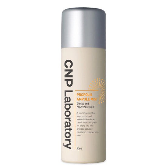CNP Laboratory Propolis Energy Ampule Mist – 100ml premium ultra-fine continuous propolis and panthenol facial mist available at Atelier De Glow UK.
