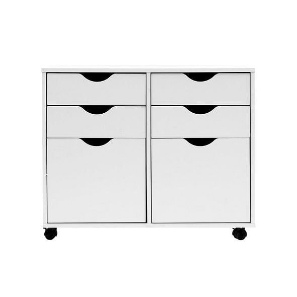 MMT Furniture Designs Mobile Filing Cabinet, Office Under Desk Storage Unit, Makeup Storage, Wardrobe Storage