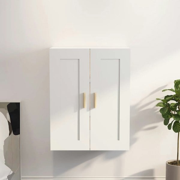 Berkfield Wall Cabinet White 69.5x32.5x90 cm Engineered Wood