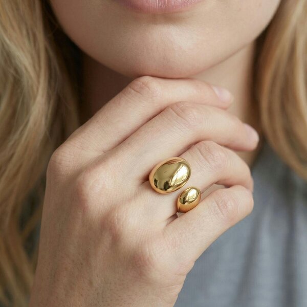 Uchi & Soto Kin Gold Statement Open Ring