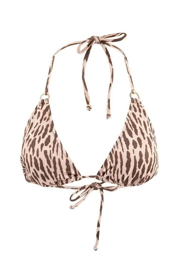 WOVCOR Triangle-Shaped Bikini Top with Accessories