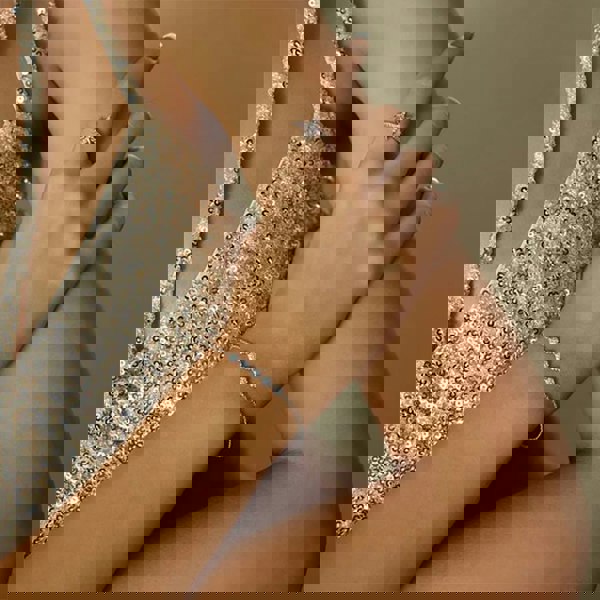 Ania Haie Miss Dainty Sterling Silver Cubic Zirconia Star Ring R065-02H