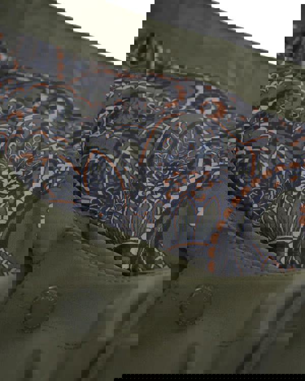 Lambretta Mens Waterproof Paisley Hooded Classic Badge Parka