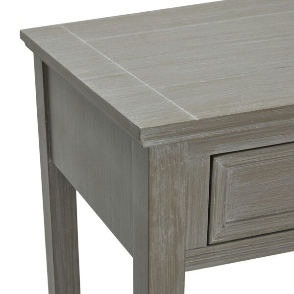 Wyld Haus Laurelbrook Four Drawer Console Table Bottom Shelf