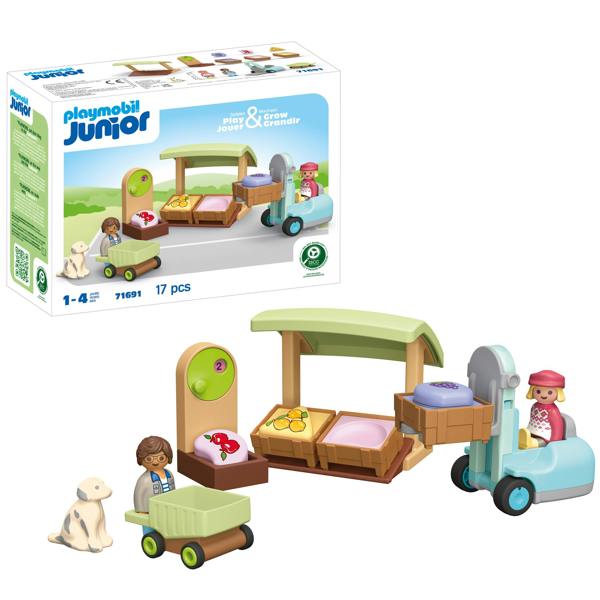 Junior: Market Stall & Forklift - 71691 Playset