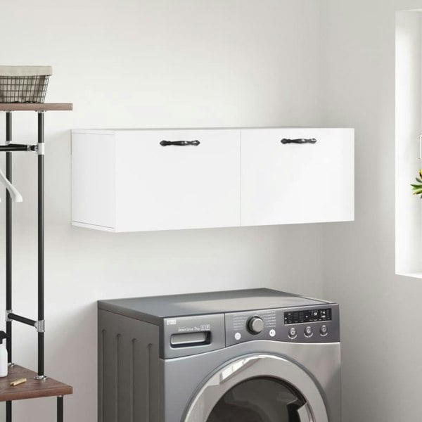 Berkfield Wall Cabinet White 100x36.5x35 cm Engineered Wood