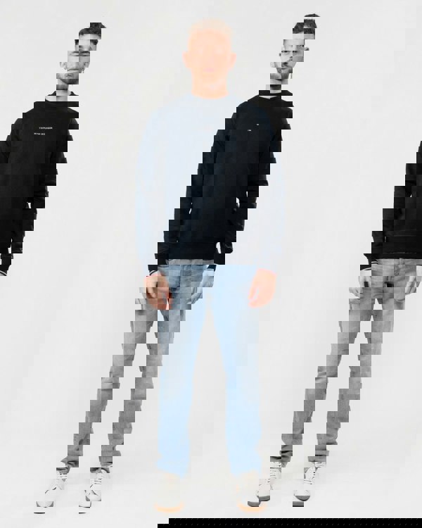 Tommy Hilfiger Tommy Hilfiger Tommy Logo Mens Tipped Sweatshirt