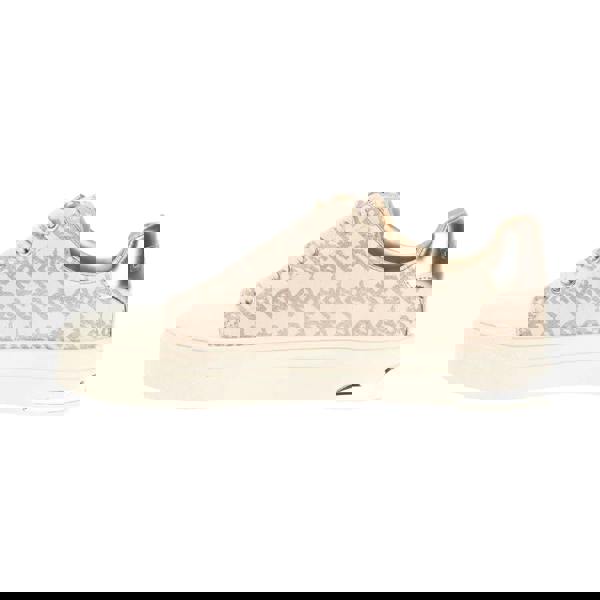 DKNY Womens/Ladies York Lace Up Trainers - White - 