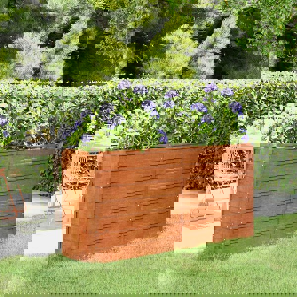Berkfield Garden Raised Bed Rusty 160x40x77 cm Corten Steel