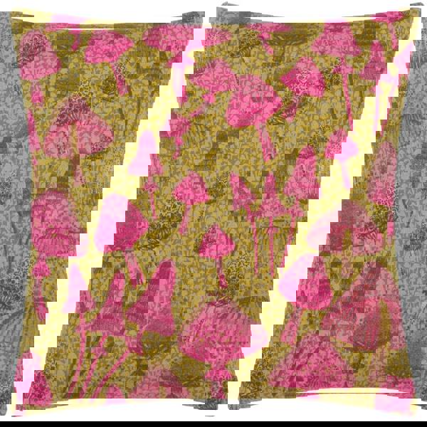 Furn Abstract Mushrooms Cushion Cover - Purple