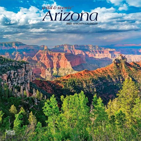 Wild & Scenic, Arizona Calendar 2027, Wall Calendars, Month To View, Travel, Gift