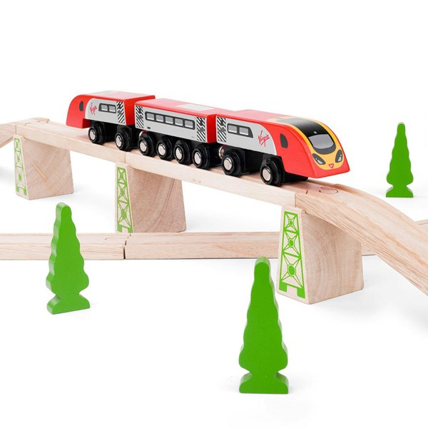 Bigjigs Rail Virgin Train Pendolino