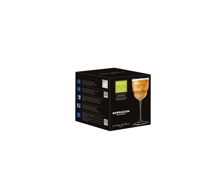 Luigi Bormioli Backdoor '20s Barracuda Glasses, 320ml x 4