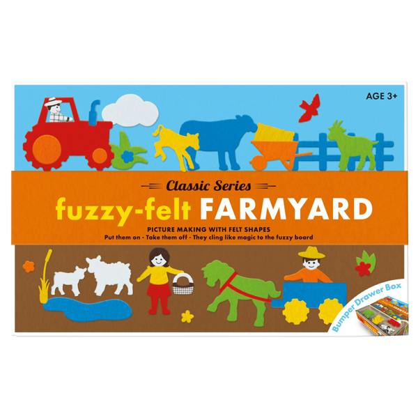 Fuzzy Felt Fuzzy-Felt Classic - Farmyard