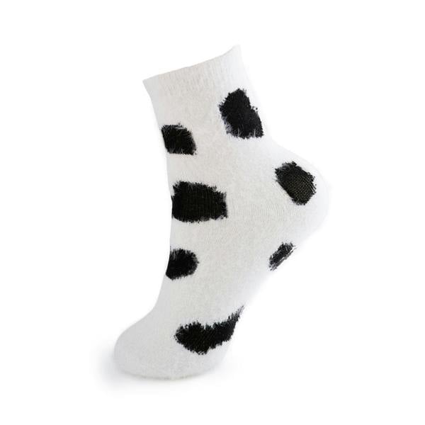 Cosy Cuddle Socks, Cow Print