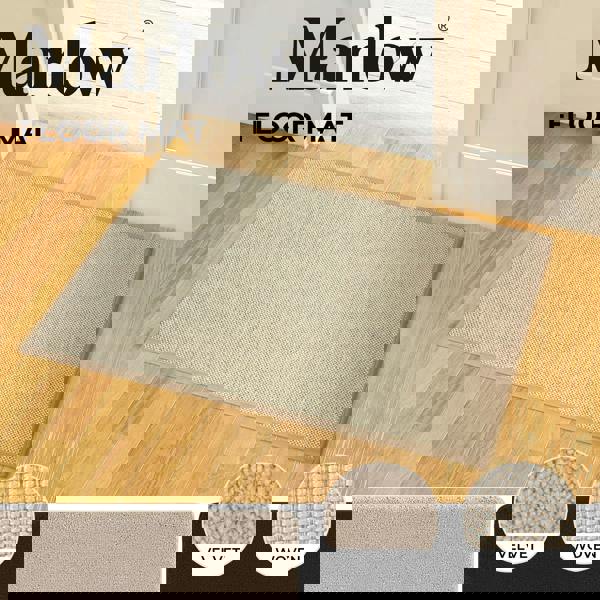 Marlow Heavy Duty Non-Slip Door Mat Entryway Bathroom Kitchen Floor Rug Washable