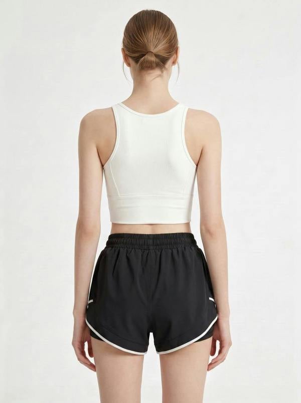 Anniou Women's 2-in-1 Athletic Shorts