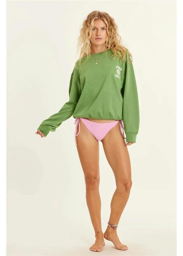 Sisstrevolution Lucia Long Sleeve Fleece Crew