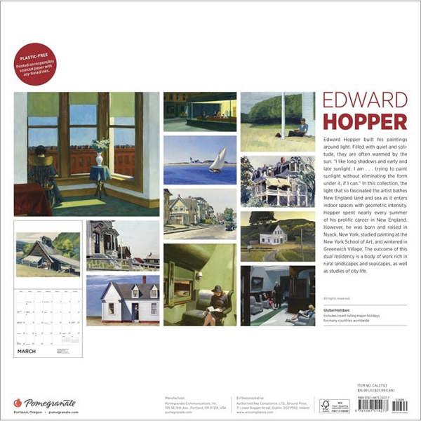 Edward Hopper Calendar 2027, Wall Calendars, Month To View, Art, Gift