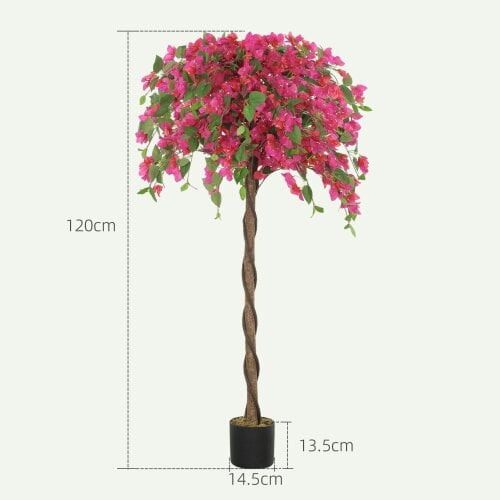 Wyld Haus Lecole Pair Of Artificial Murraya Blossom Trees In Pots 120cm Red