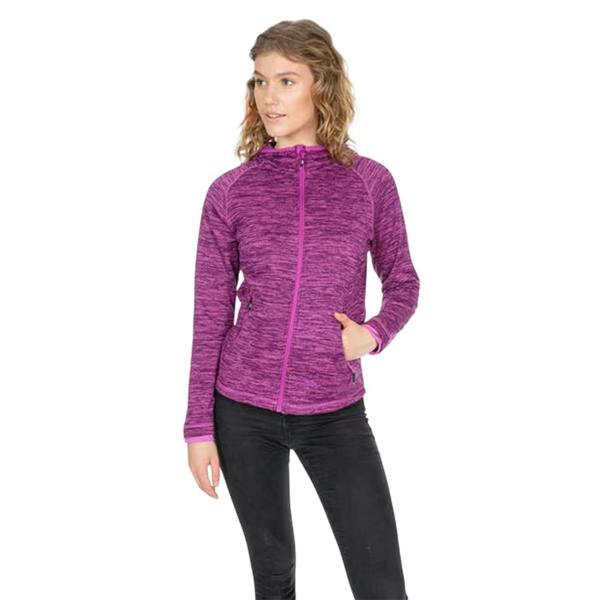 Trespass Womens/Ladies Melange Full Zip Hoodie - Purple Melange - 