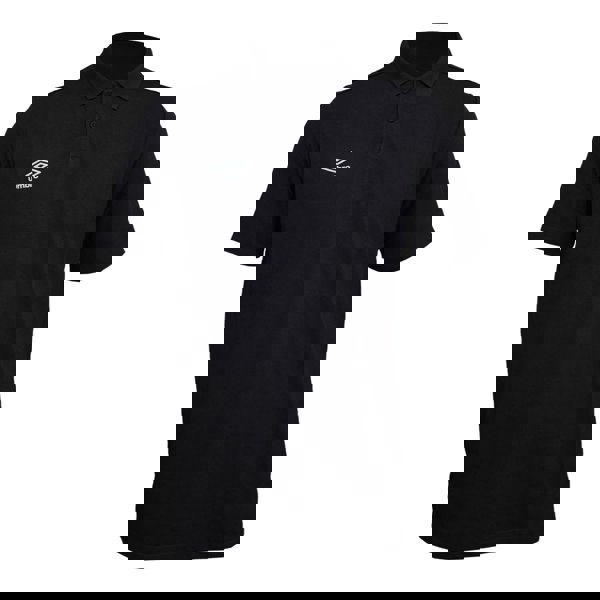 Umbro Mens Essential Polo Shirt - Black/White