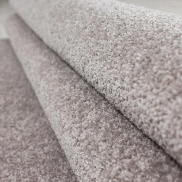 Viva Rugs Plain Beige Rug Modern Soft Carpet Large XL Small  Living Room Bedroom Area Floor Mats
