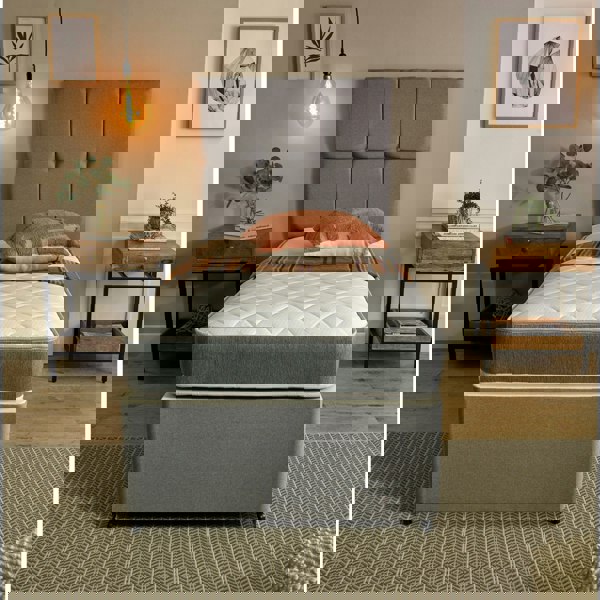 Starlight Beds 7-Inch Hybrid Sprung Mattress - Soft Firmness Deep Quilted Sleep Surface