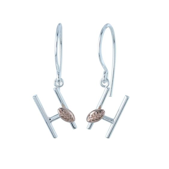 Reeves & Reeves Rugby Drop Earrings