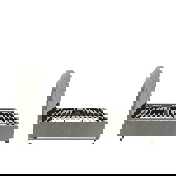 Dorel Home Aspen Upholstered Bed Velvet Light grey - King