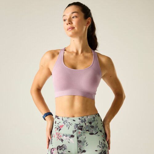 Dare 2B Womens Dont Sweat It II Sports Bra - Mauve Shadow