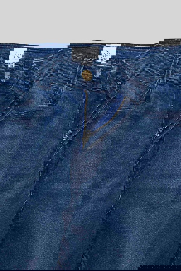 ENORSIA Mid Waist Ankle Length Jeans