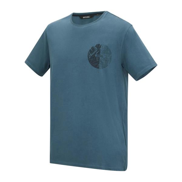 Regatta Mens Cline IX Compass T-Shirt - Grey Mirage - 