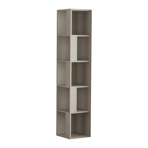 Decortie Piano Modern Corner Bookcase Tall Display Unit 158.9cm