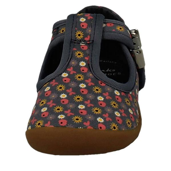 Clarks Girls Clarks Canvas T-Bar Roamer Fly T