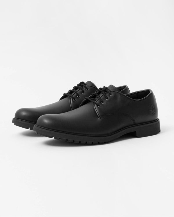 Timberland Earthkeepers Stormbuck Plain Toe Mens Oxford - Black - CHO - Designer Mens Shoes